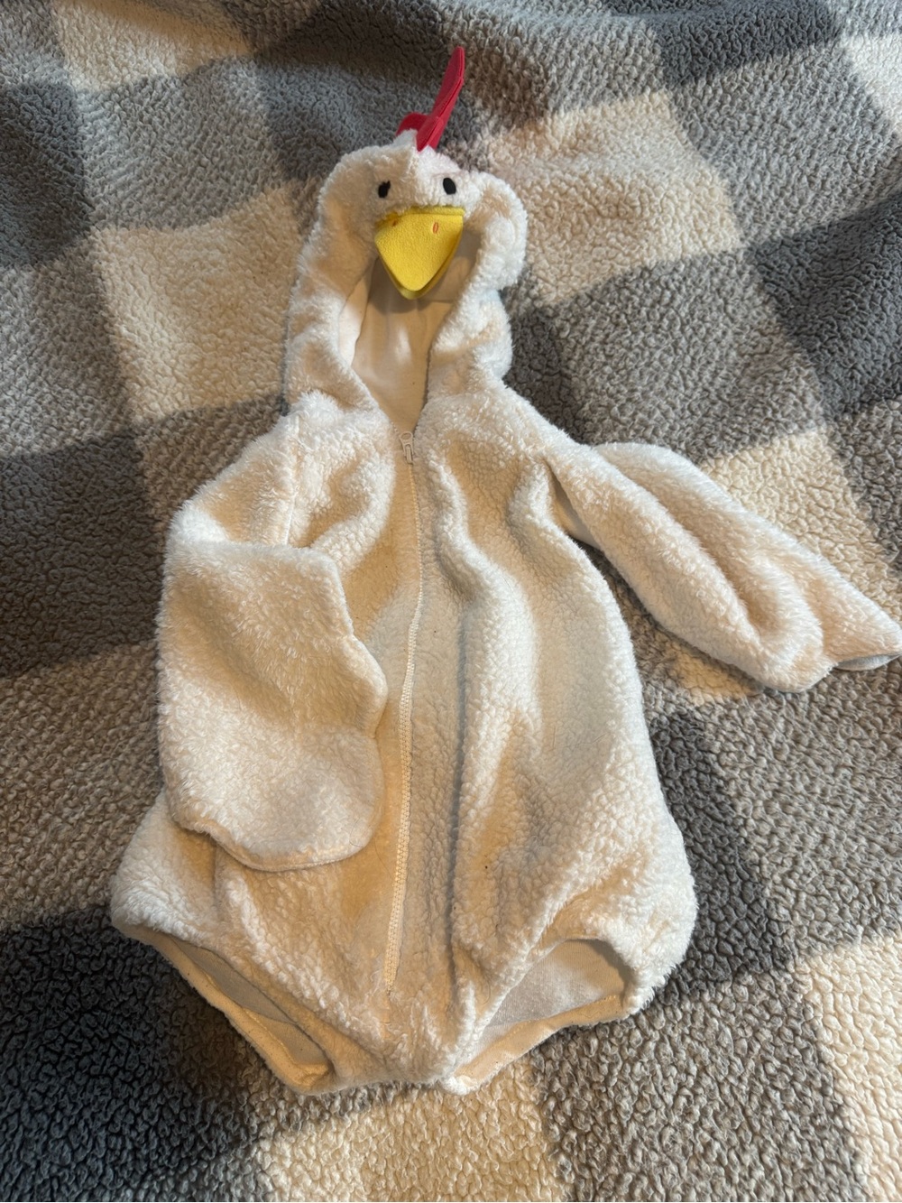 Carter's Cream Chicken Hooded One-Piece Halloween Costume